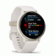 vívoactive® 5 Cream gold aluminium bezel with ivory case and silicone band - 010-02862-11 - Garmin